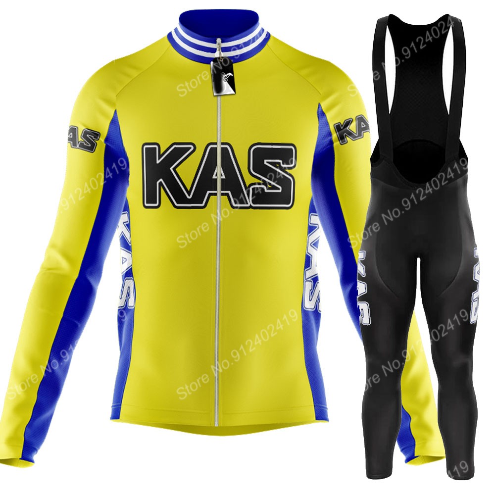 Cycling Gear Jersey - Kas team 2023 rad trikot set