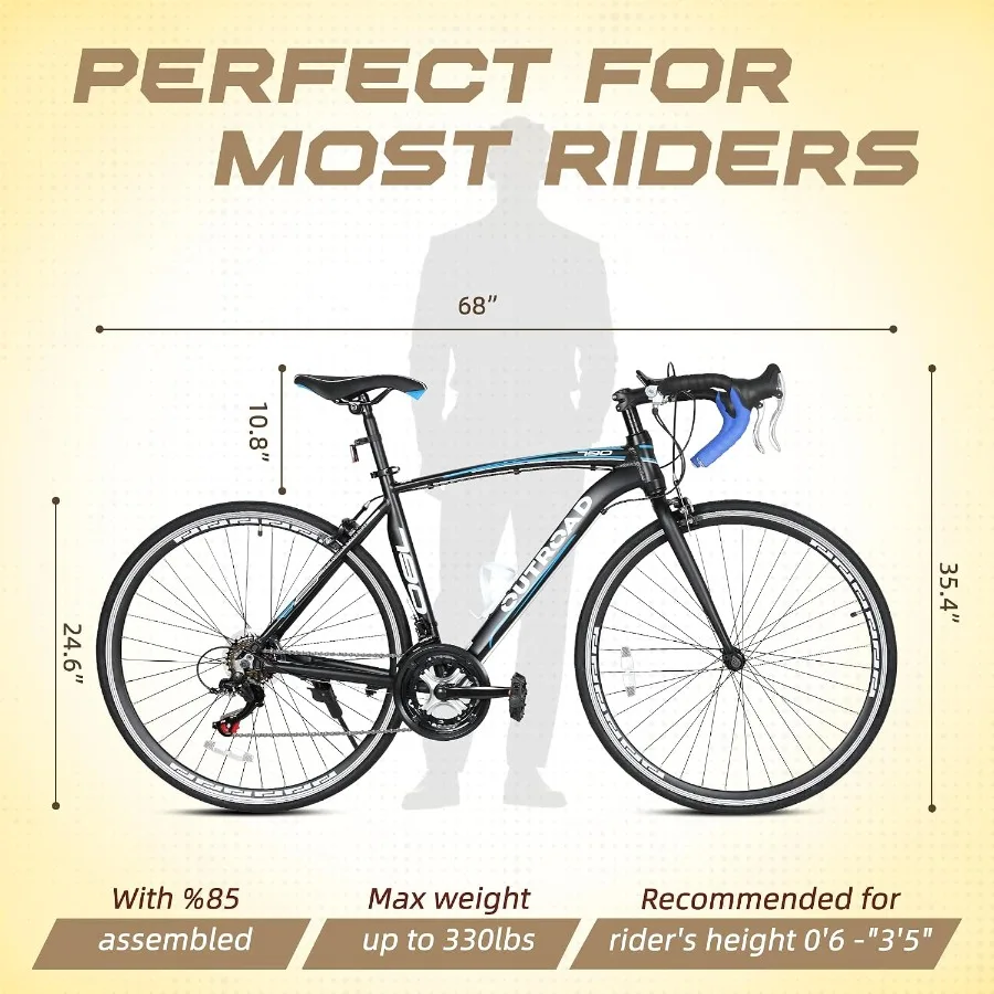 700C-Rad, 21/14-Gang-Rennrad m – Carbon Bike Frame Bewertung und Preis